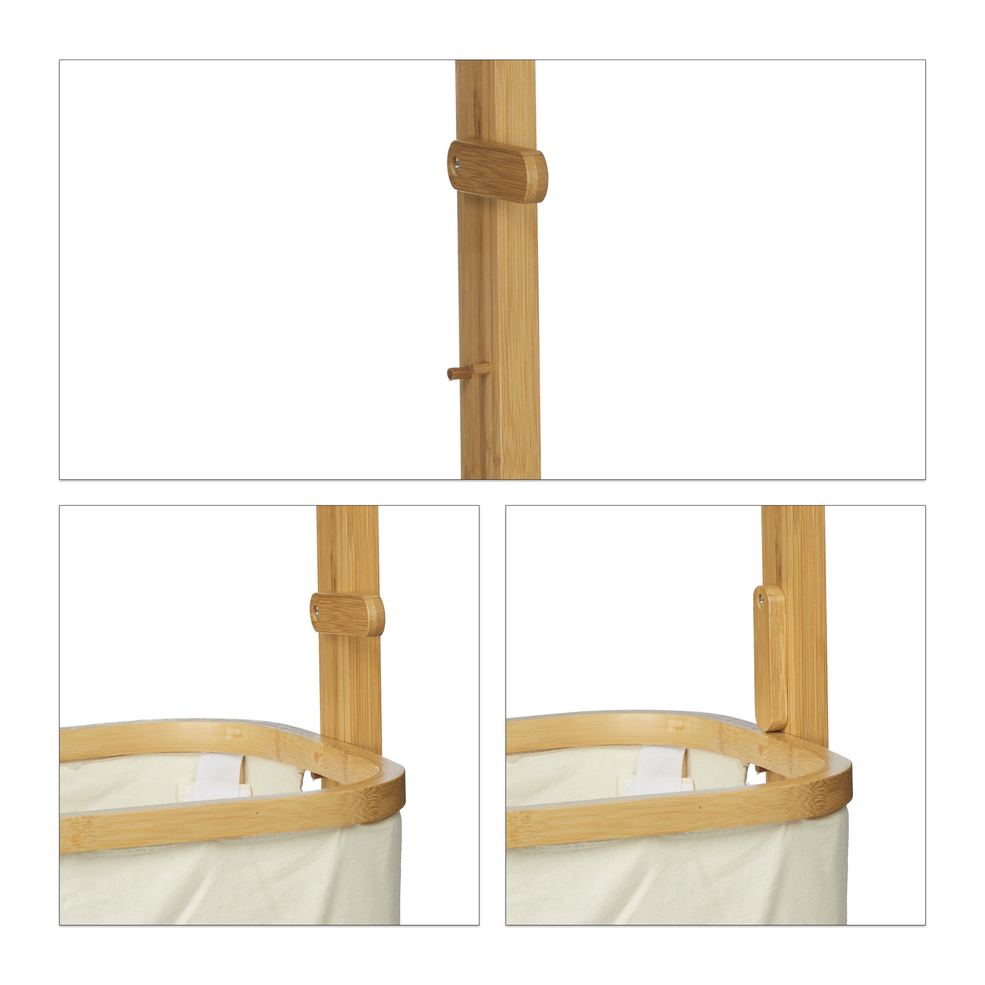 Relaxdays Freestanding Bamboo Ladder Towel Rack & Reviews Wayfair.co.uk
